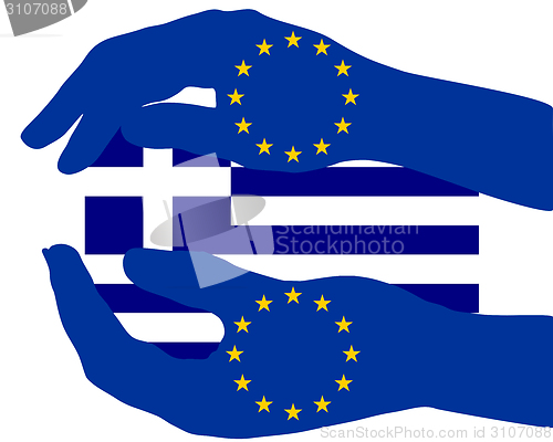 Image of European support for Greece