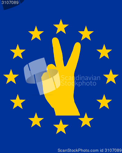 Image of European finger signal