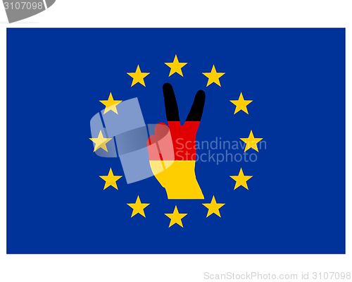 Image of German hand signal