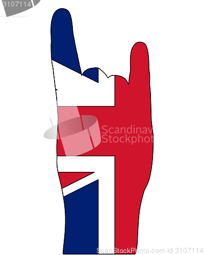 Image of British finger signal