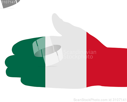 Image of Mexican handshake