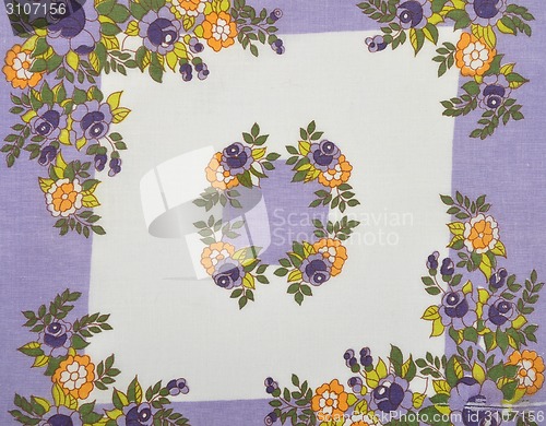 Image of Cloth with flowers