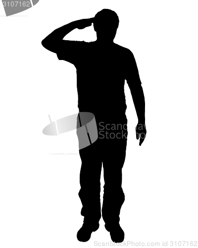 Image of Military salute