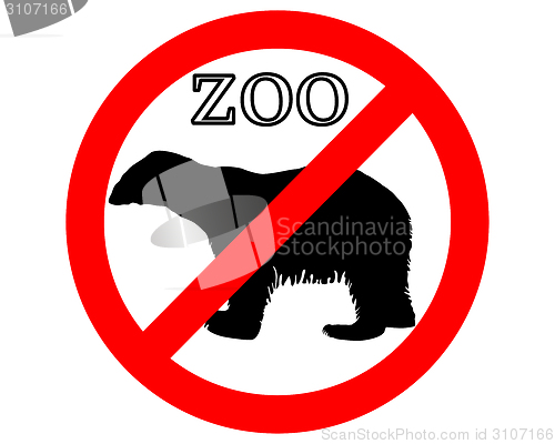 Image of Polar bear in zoo prohibited