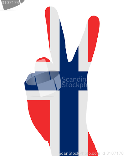 Image of Norwegian finger signal