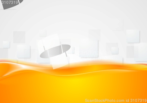Image of Tech wavy abstract background