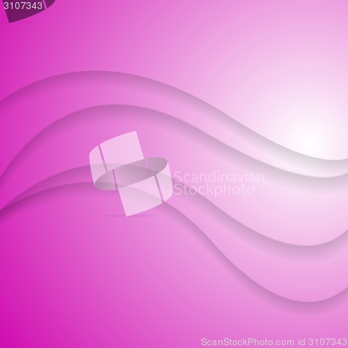 Image of Abstract pink wavy background