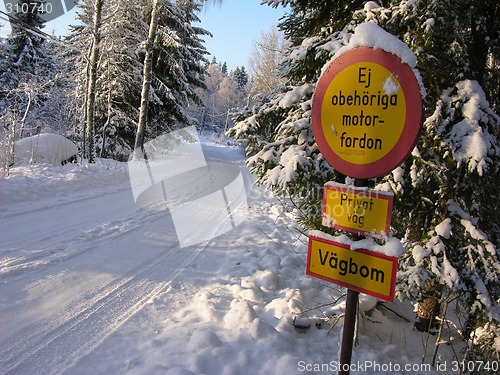 Image of Road sign