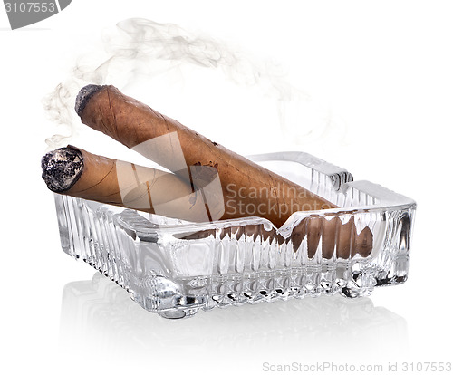 Image of Cigars and ashtray