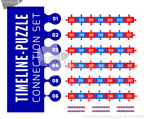 Image of Timeline puzzle connection set