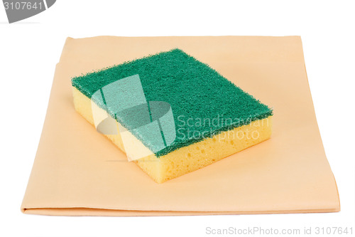 Image of Sponge and rag
