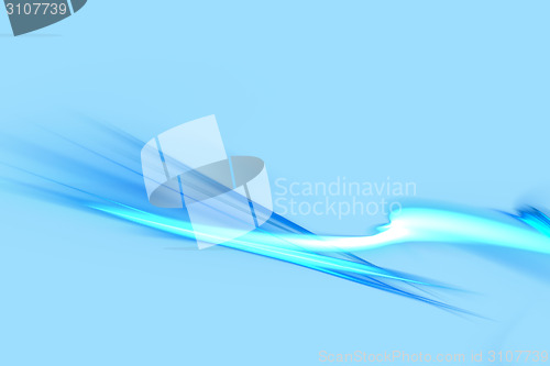 Image of Blue Fractal Abstract