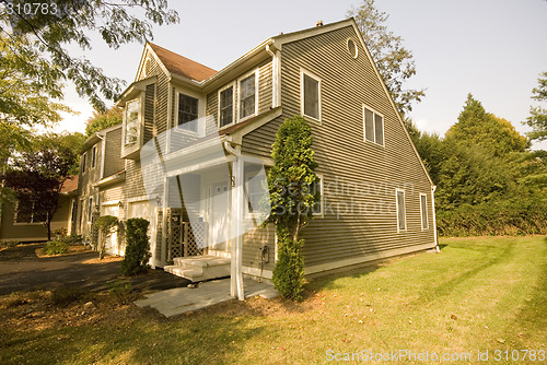 Image of suburban condominium exterior