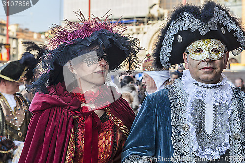 Image of Disguised Couple