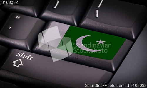 Image of Flag on keyboard