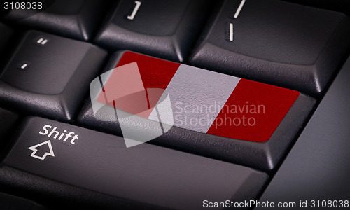 Image of Flag on keyboard