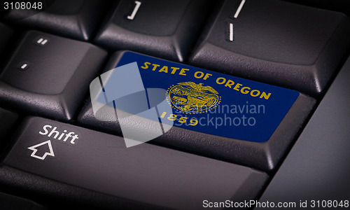 Image of Flag on keyboard