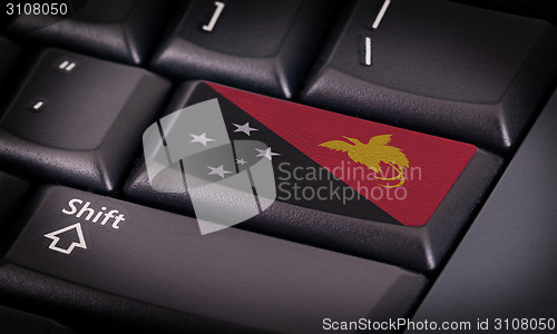 Image of Flag on keyboard