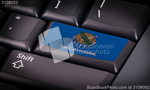 Image of Flag on keyboard