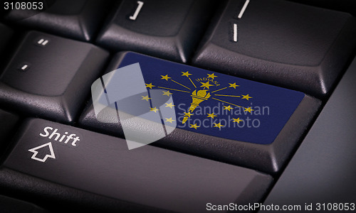 Image of Flag on keyboard