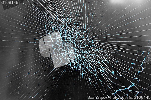 Image of Broken glass background