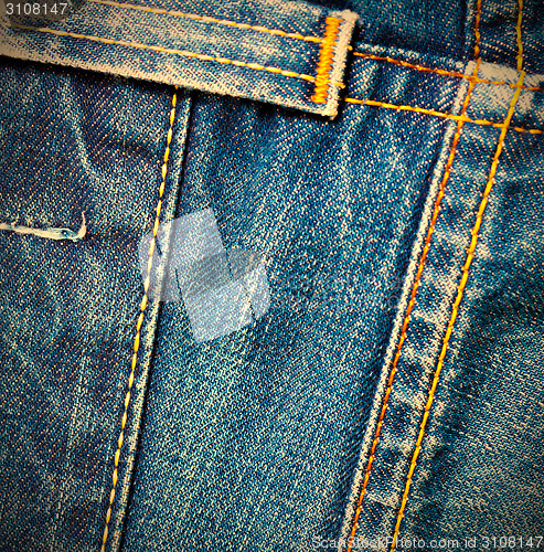 Image of old jeans surface