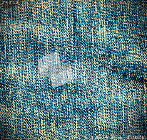 Image of blue denim background