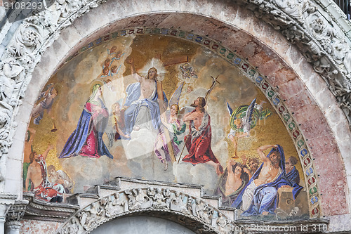 Image of Mosaic on Basilica of Saint Mark