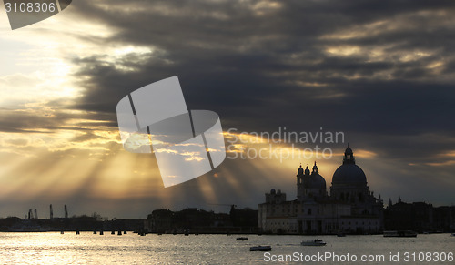 Image of Cloudscape over Santa Maria della Salute church