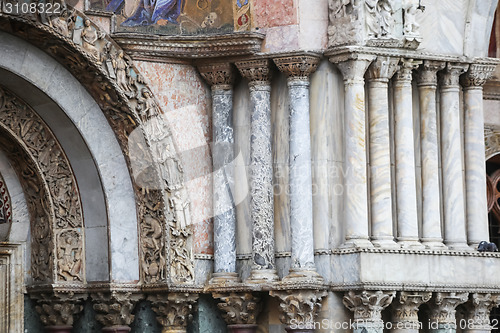 Image of Columns on Basilica of Saint Mark