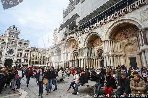 Image of People on San Marco square