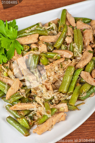 Image of Green beans with chicken