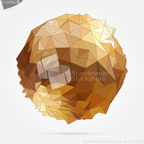 Image of Vector. Abstract 3D geometric illustration.