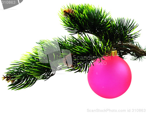 Image of Christmas-tree decorations sphere