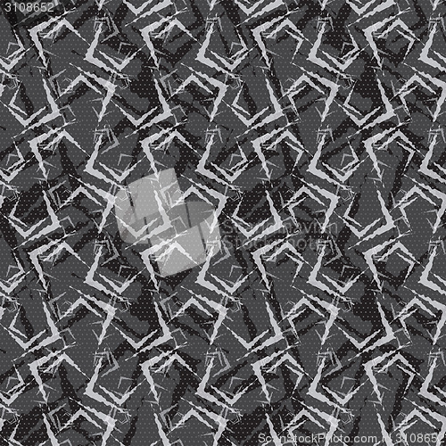 Image of Repeating ornament dark and light small rough shapes
