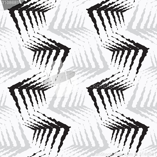 Image of Repeating  ornament rough shapes