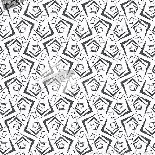 Image of Repeating ornament small rough shapes