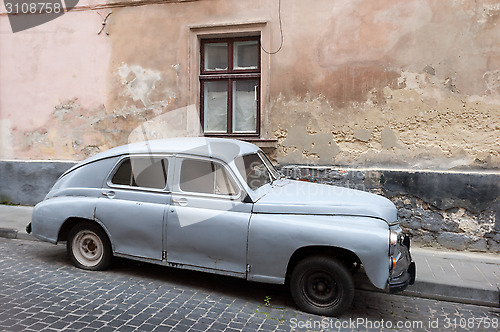 Image of Soviet Pobeda car