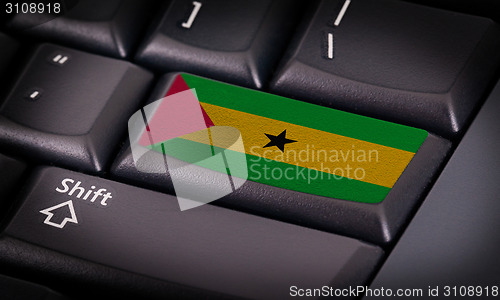 Image of Flag on keyboard