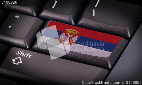 Image of Flag on keyboard