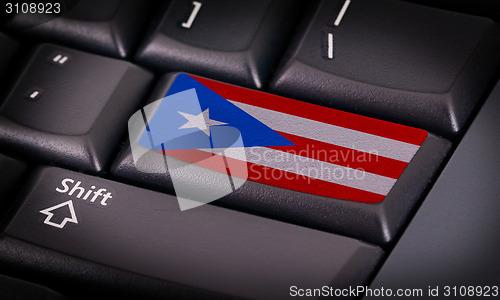 Image of Flag on keyboard