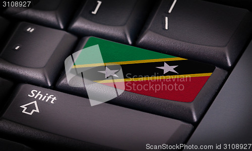 Image of Flag on keyboard