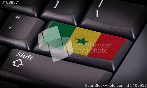 Image of Flag on keyboard