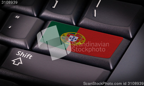 Image of Flag on keyboard