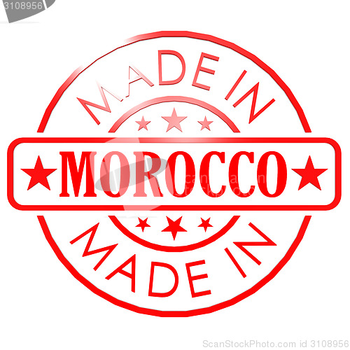 Image of Made in Morocco red seal