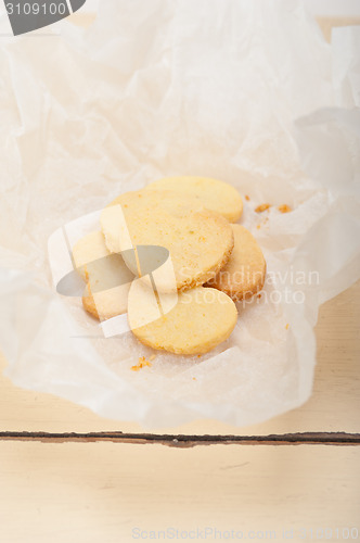 Image of heart shaped shortbread valentine cookies