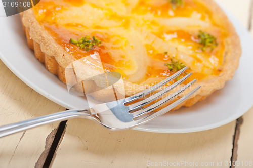 Image of fresh pears pie dessert cake 
