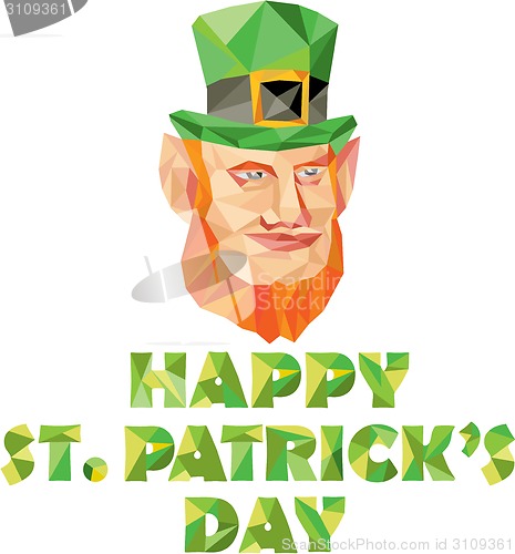 Image of Leprechaun St Patrick's Day Low Polygon