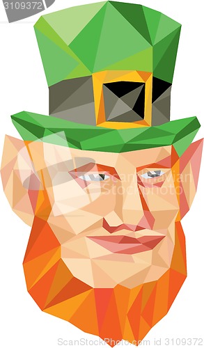 Image of Leprechaun Head Low Polygon