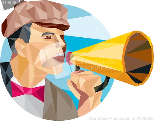 Image of Movie Director Bullhorn Low Polygon